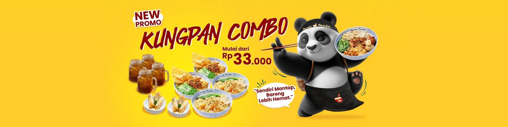 Banner promo Kungpan Combo mulai Rp33.000